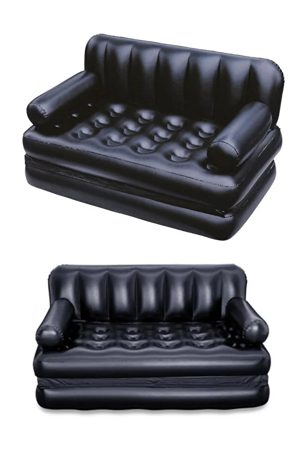 Açılır Şişme Koltuk ve Şişme Yatak Çift Kişilik 188x152x64 cm